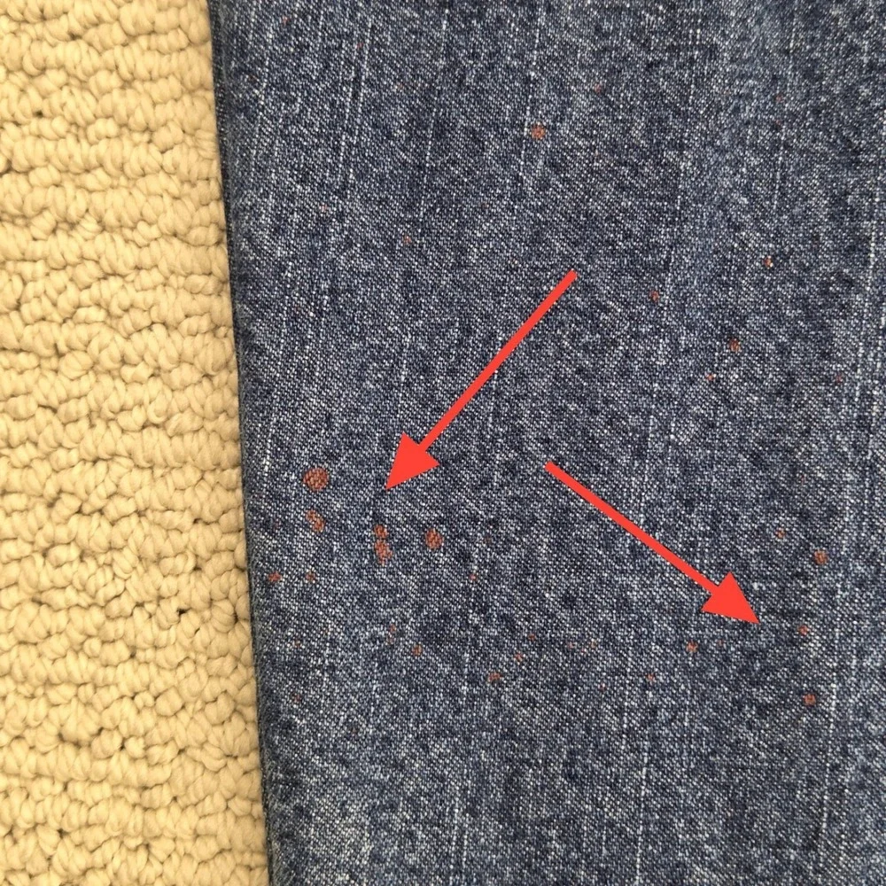 Wrangler‎ Mens Fleece Lined Carpenter Jeans Blue Denim 40x32 94GRWID *READ